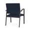 Lesro Newport Wide Guest Chair Metal Frame, Charcoal, RF Blueberry Upholstery NP1201 - alternate 3